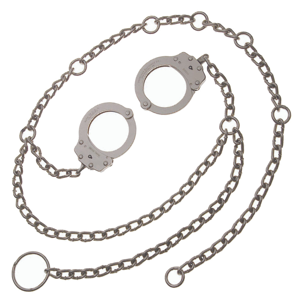 Peerless Model 7002C Waist Chain - Handcuffs at Hip - Nickel Finish ...