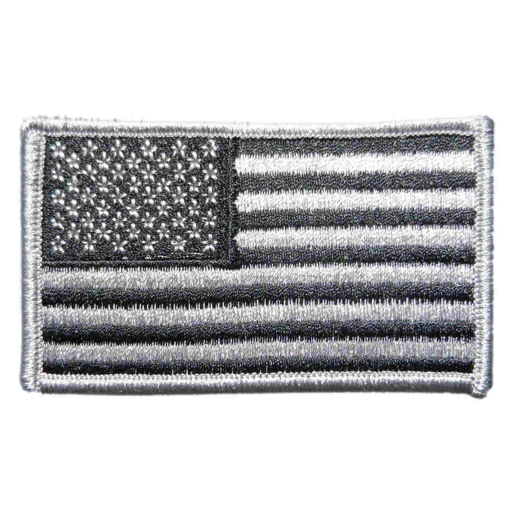 U.S. Flag Patch in Gray | Body Armor Outlet